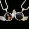 imgi_144_3D Circle With Wings Custom Picture Pendant_ICEDLENGEND