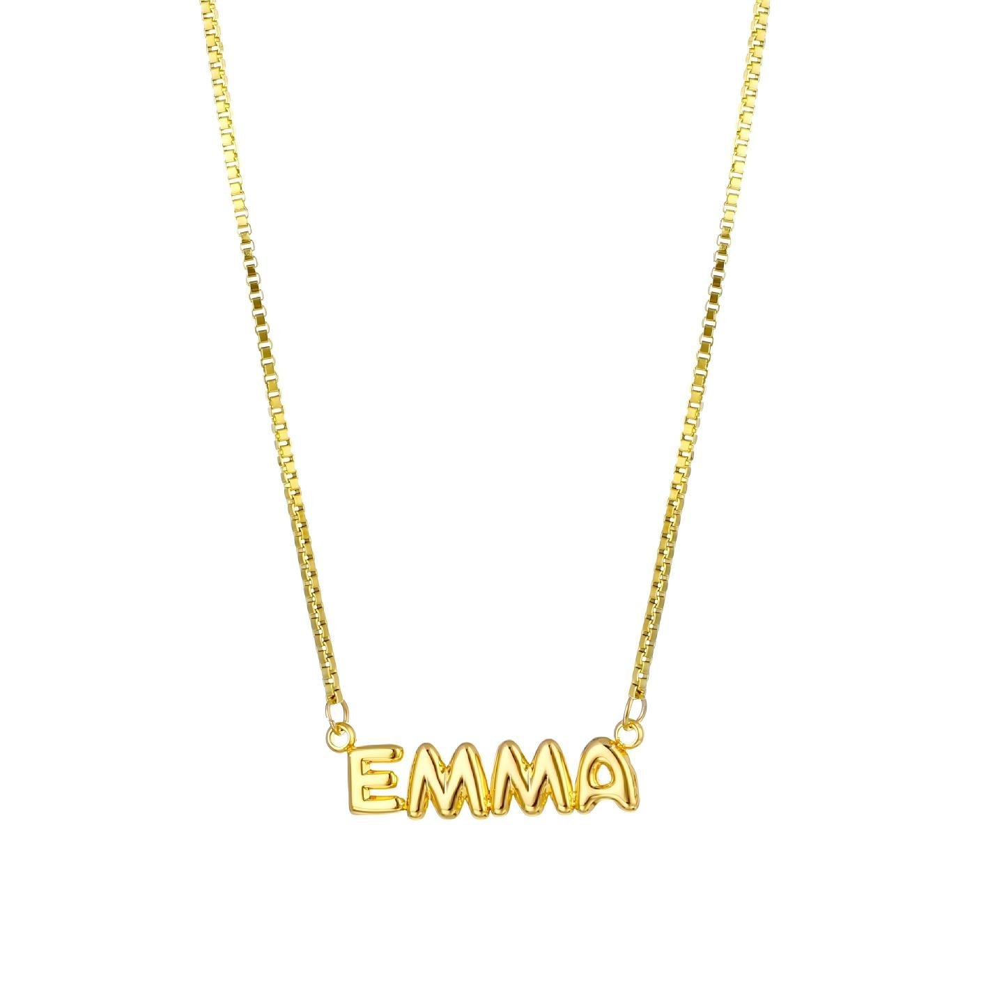 imgi_25_Titanium steel 18K gold-plated DIY letter pendant